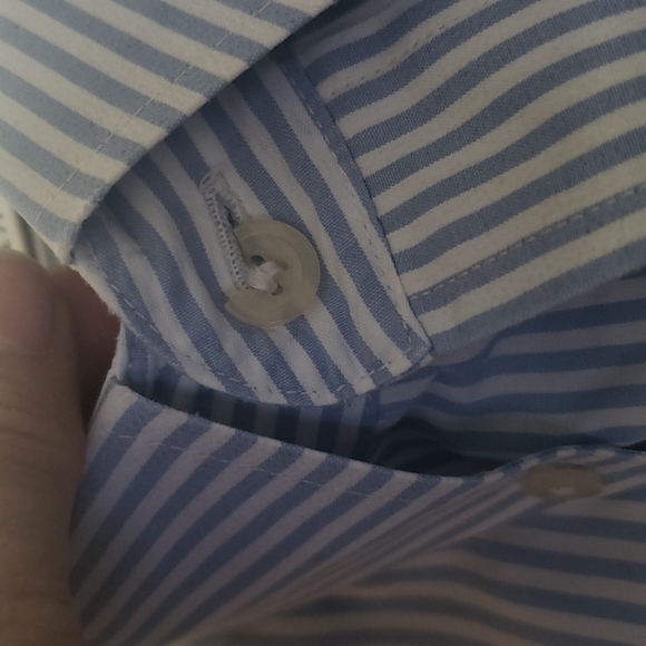 "NASCAR" Cutter & Buck Button Down Stripe Long Sleeve Shirt - Picture 4 of 4